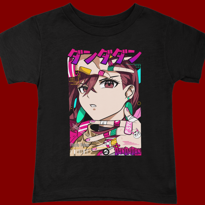 Momo Ayase Dandadan Retro T-Shirt
