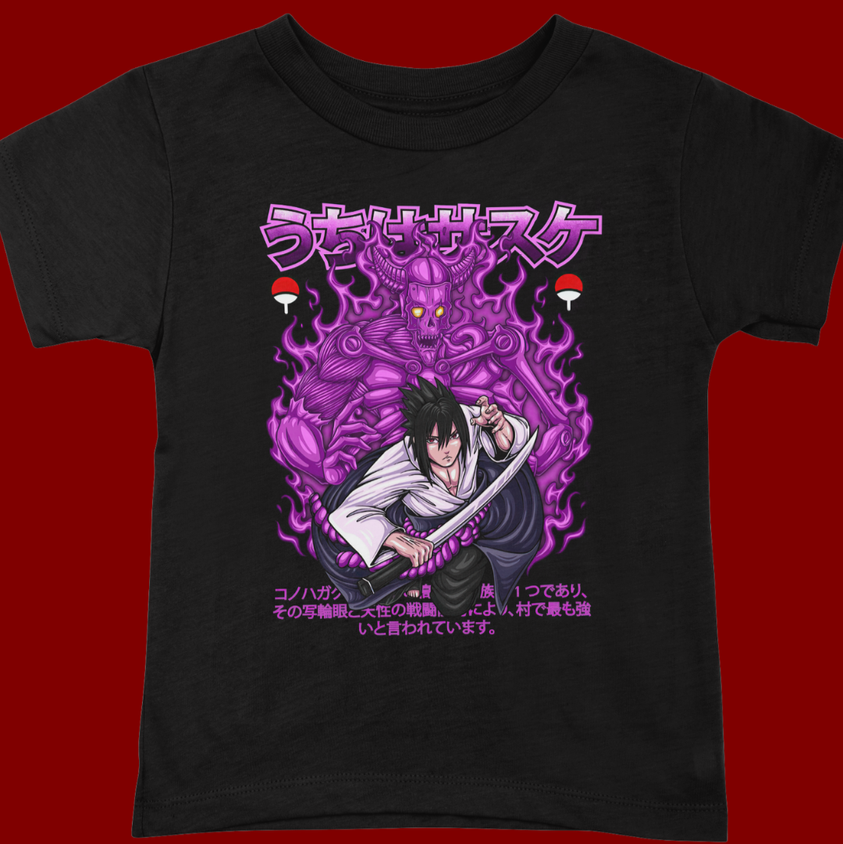 Sasuke Uchiha “Purple Flame Susanoo” T-Shirt