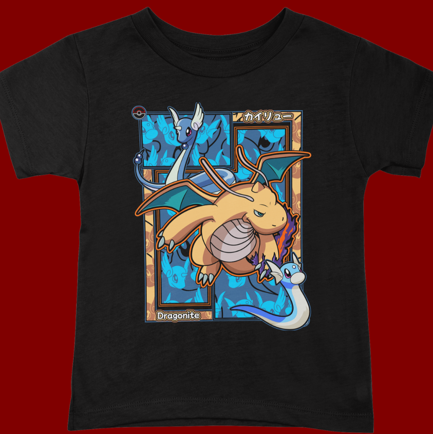 Dragonite Evolution Line T-Shirt